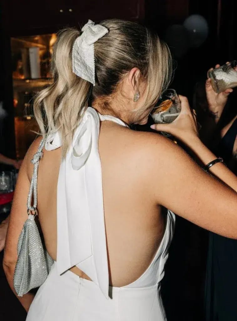Odd Muse Ultimate Halter Mini White Dress Size AU 6 photo 2