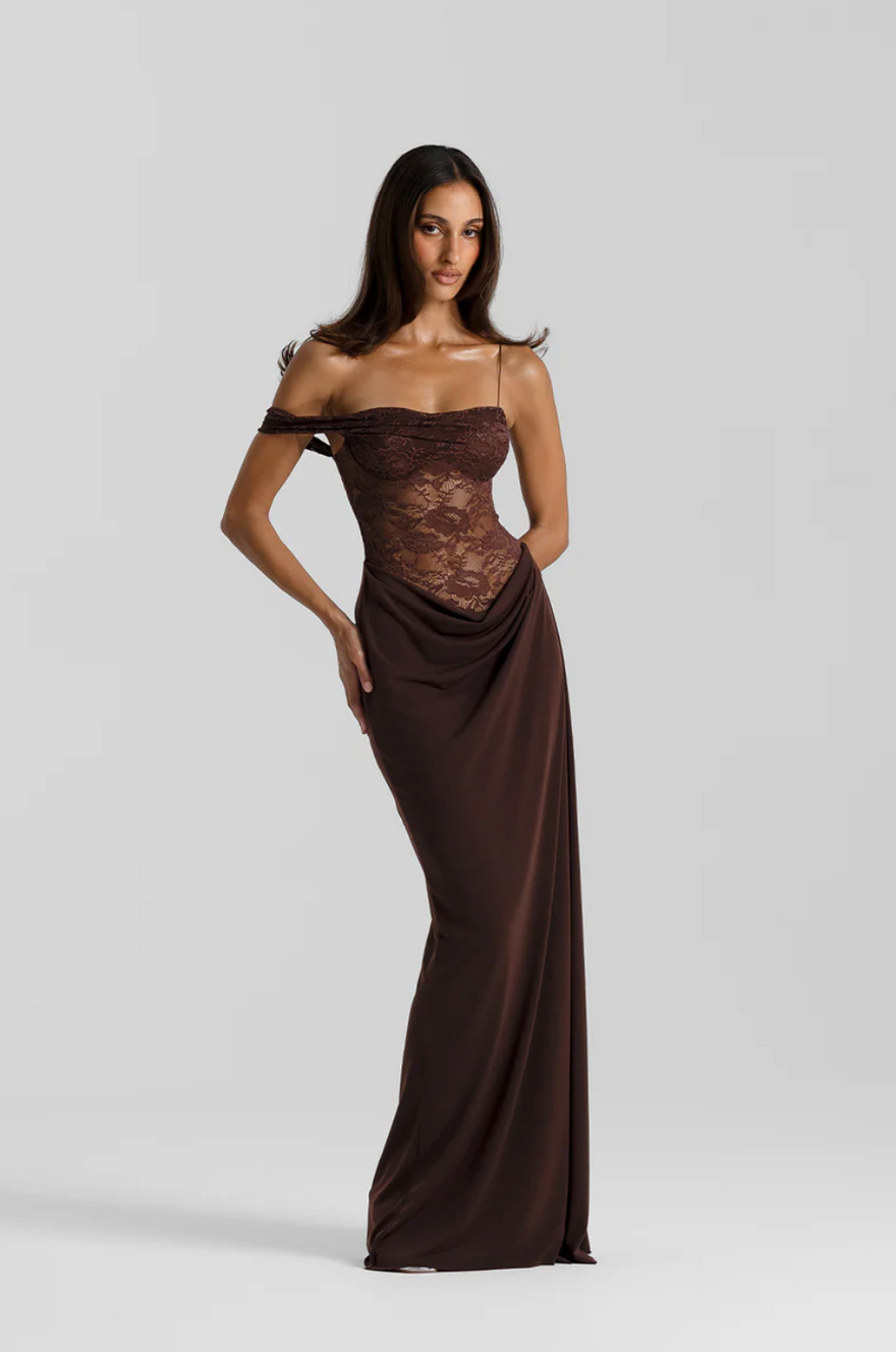 Natalie Rolt Sloane Dress - Espresso photo 2