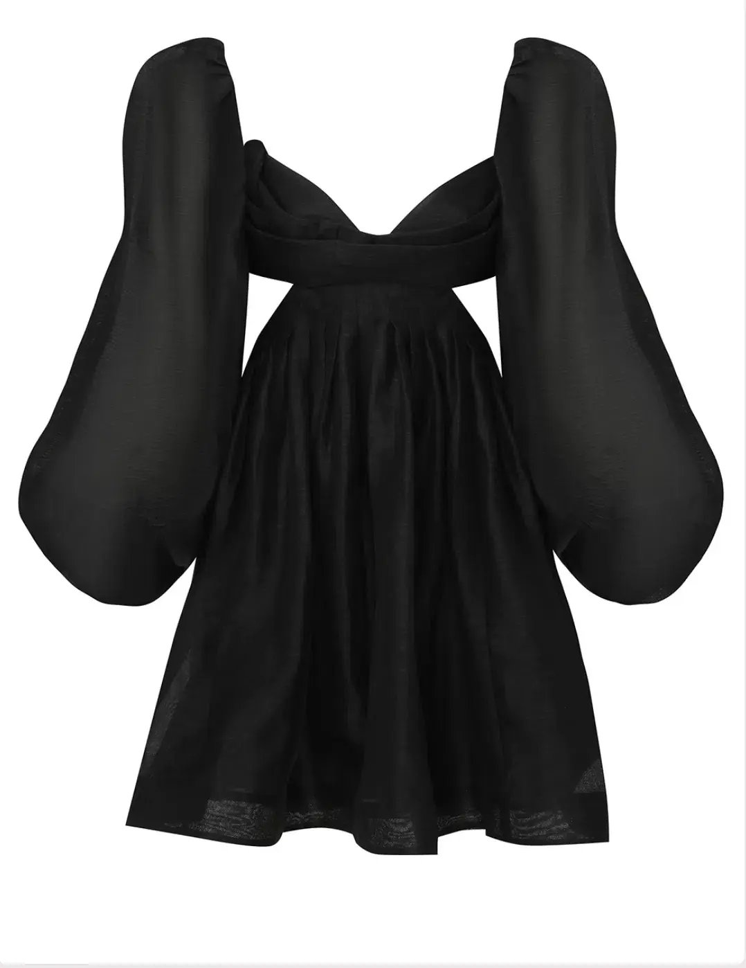 Zimmermann Harmony Bralette Mini Dress Black Size 2 / AU 12 photo 4
