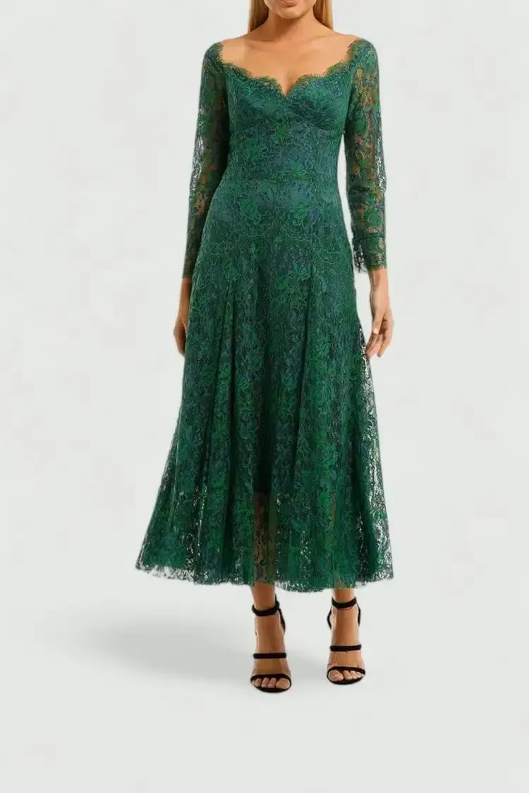 Moss and Spy Kathleen Dress Green Size 10 photo 2