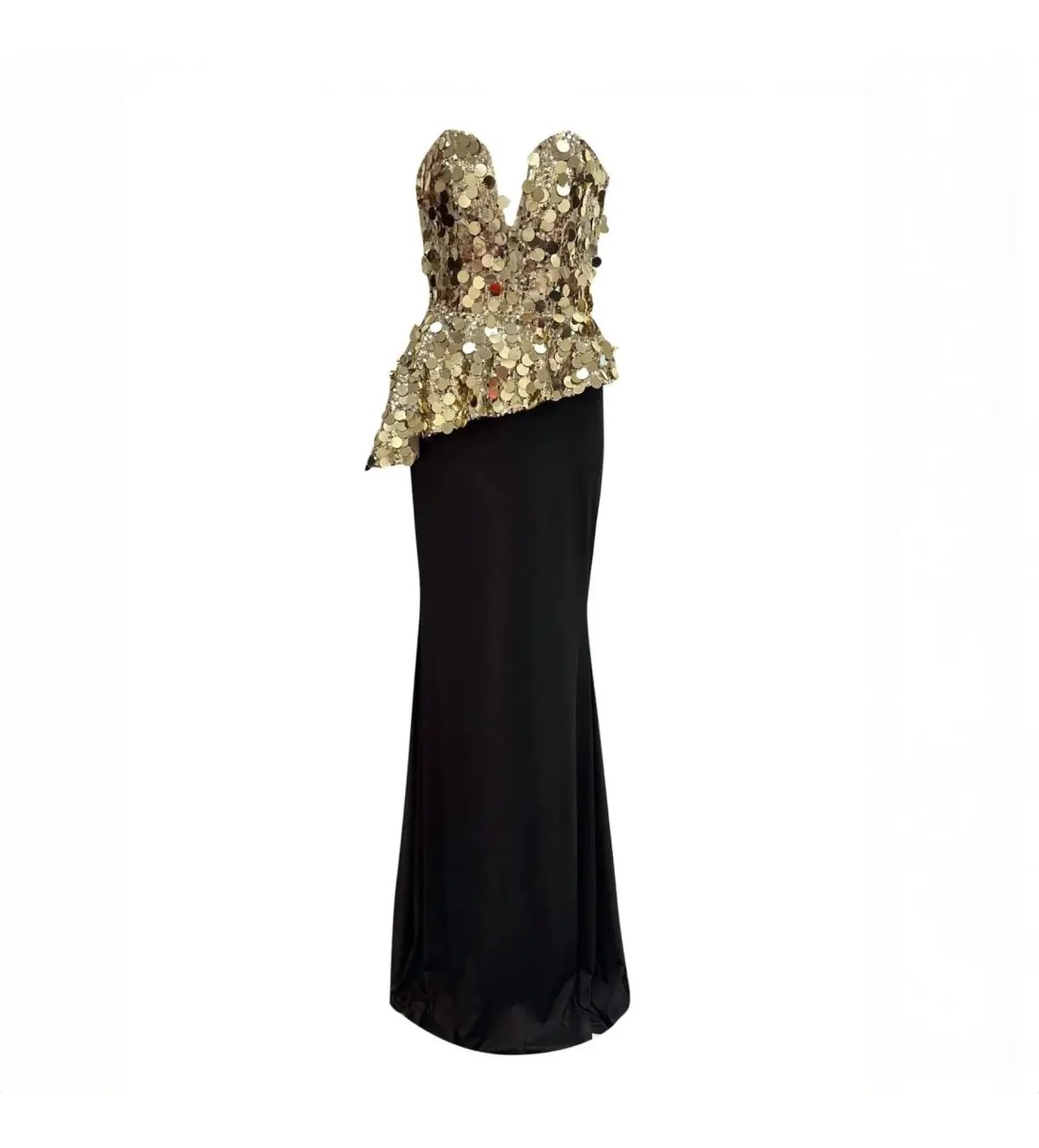 Meraki Official Mirror Jersey Gown Gold Size AU 6 photo 4