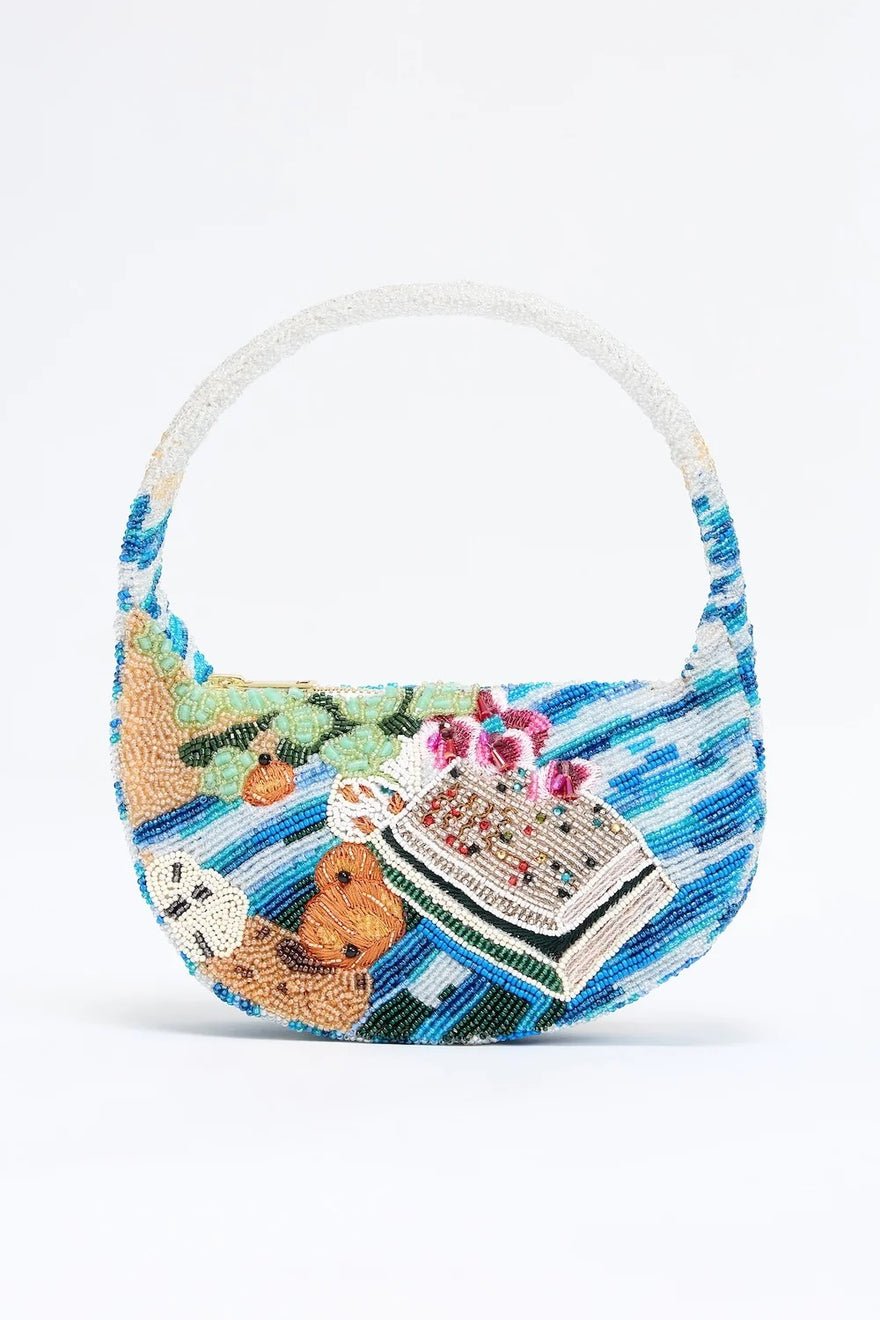 Acler Bead Birch Bag - Orange Afternoon photo 3