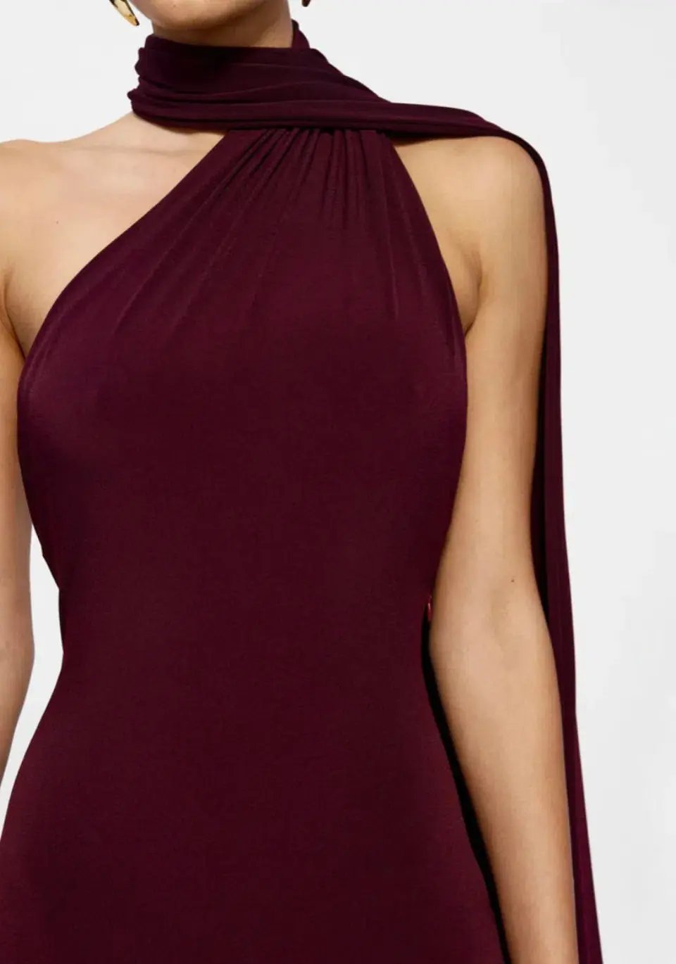 Effie Kats Haven Maxi Dress Burgundy Size 10 photo 5