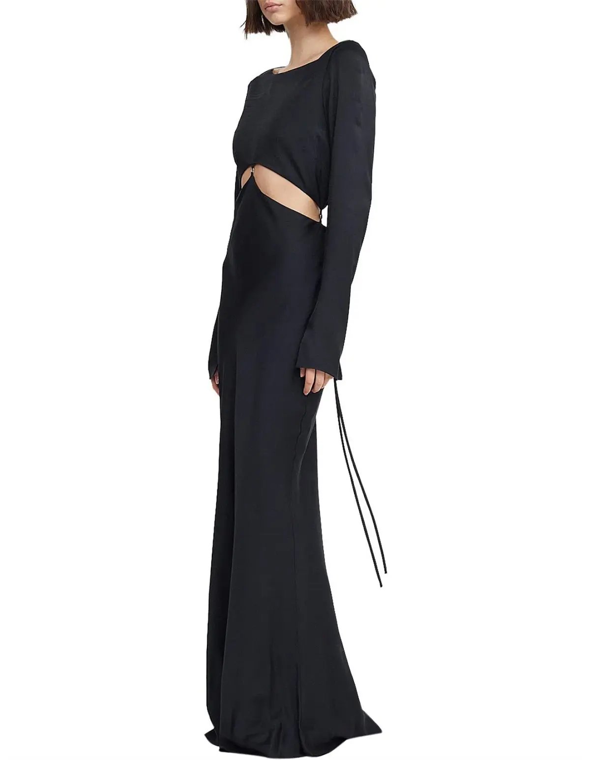 Bec & Bridge Diamond Days Long Sleeve Maxi Dress Black Size 6 photo 2