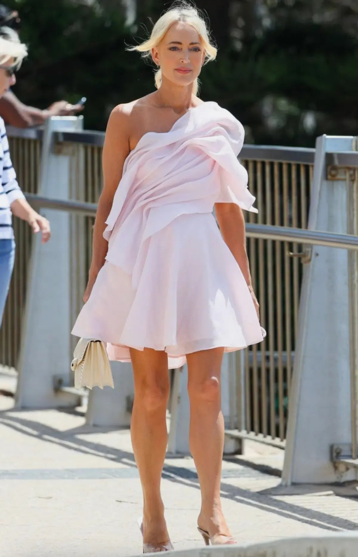 AJE Genesis Mini Dress Soft Pink Size AU 10 photo 5
