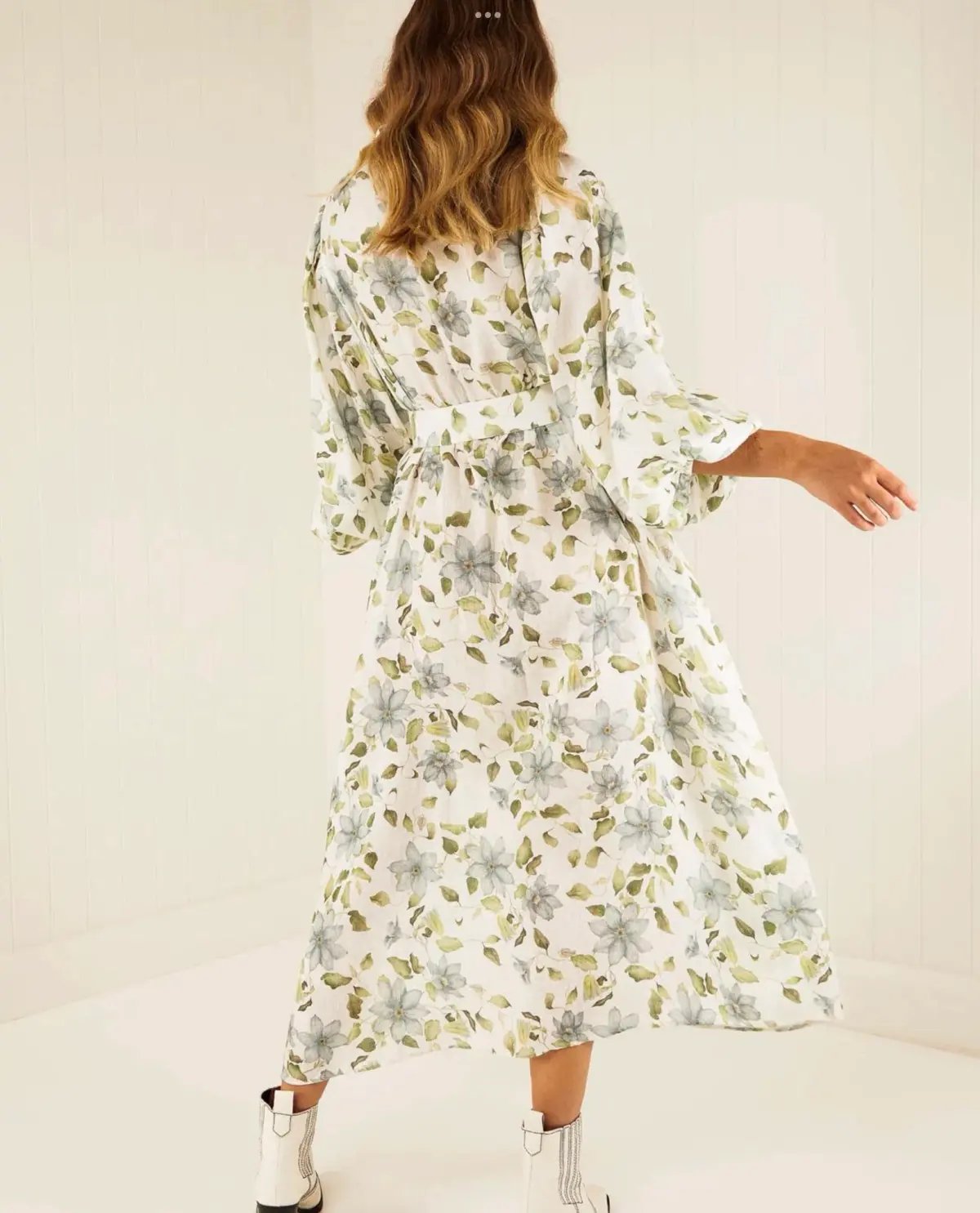 Palm Noosa Apollo Maxi Dress Blue Field Size 12 photo 3