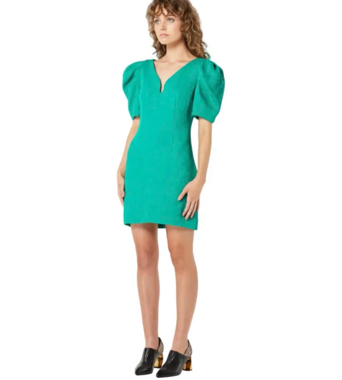 ELLIATT FLORIDITA MINI DRESS EMERALD photo 3