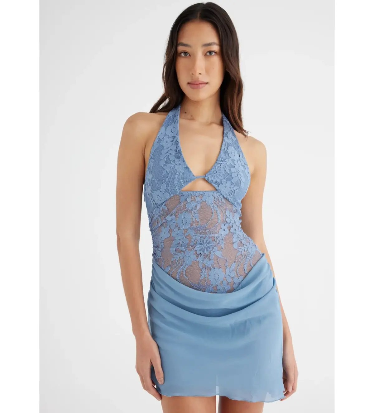 Benni Rocky Mini Dress in Storm Size AU 6 photo 4