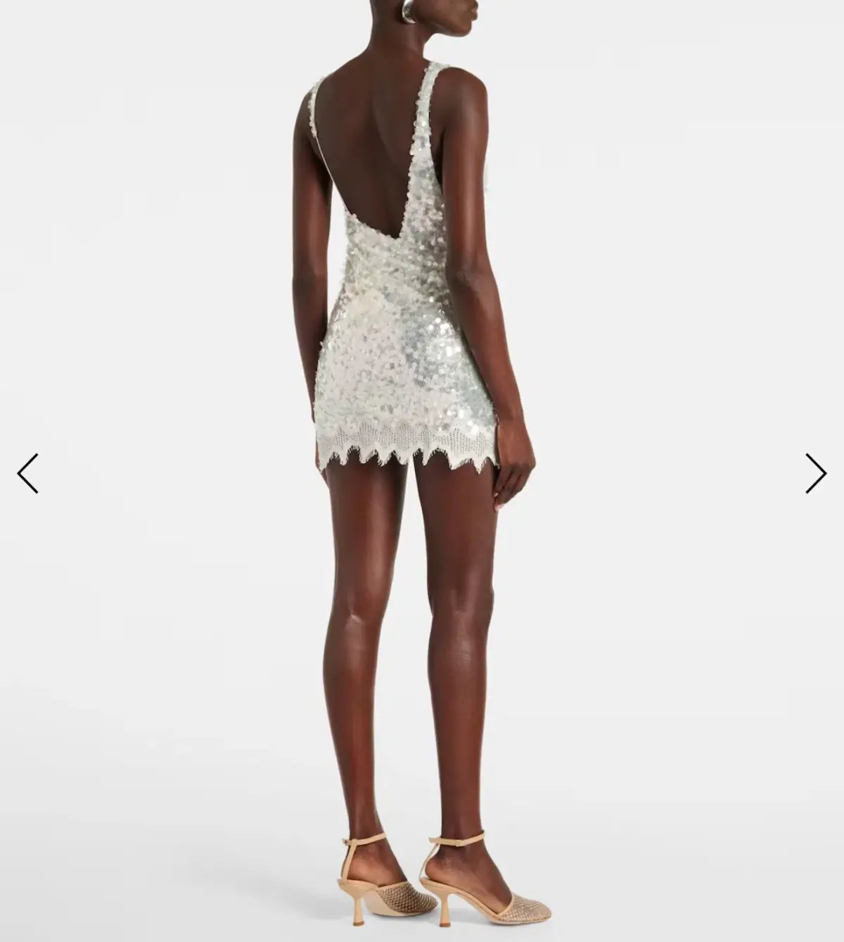 Christopher Esber Opaline Sequin Mini Dress Size AU 6 photo 2
