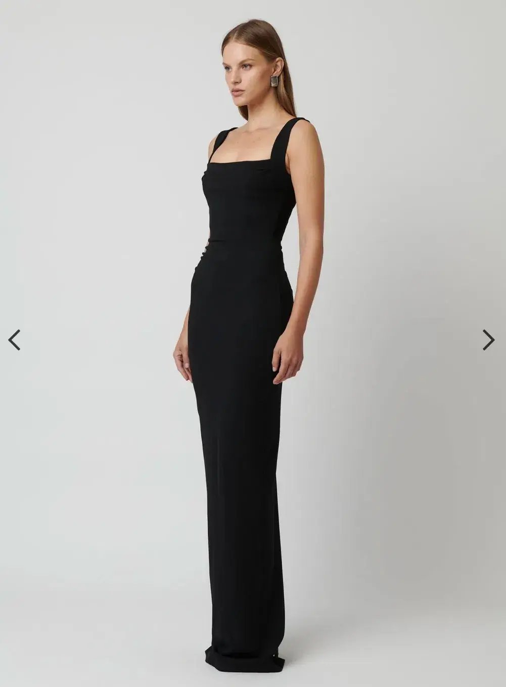 Effie Kats Marbella Gown Maxi in Black Size AU 10 photo 2