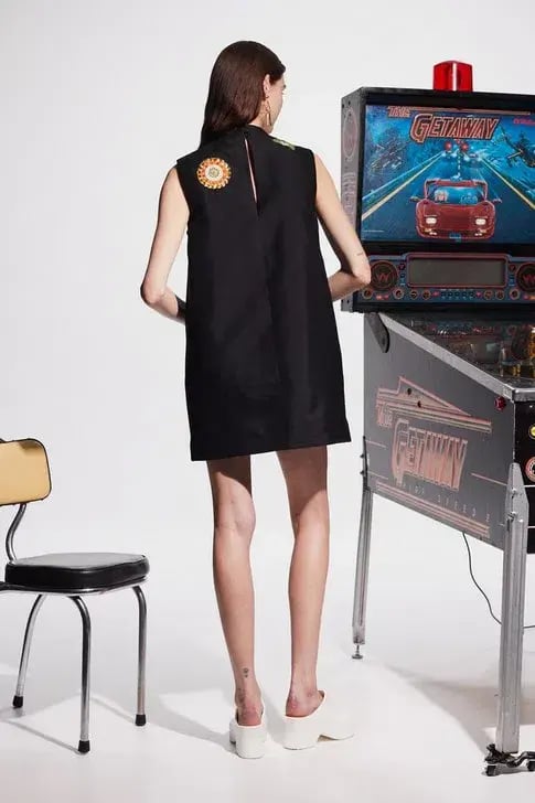 Alémais Bingo Mini Dress Black Size 12 photo 3