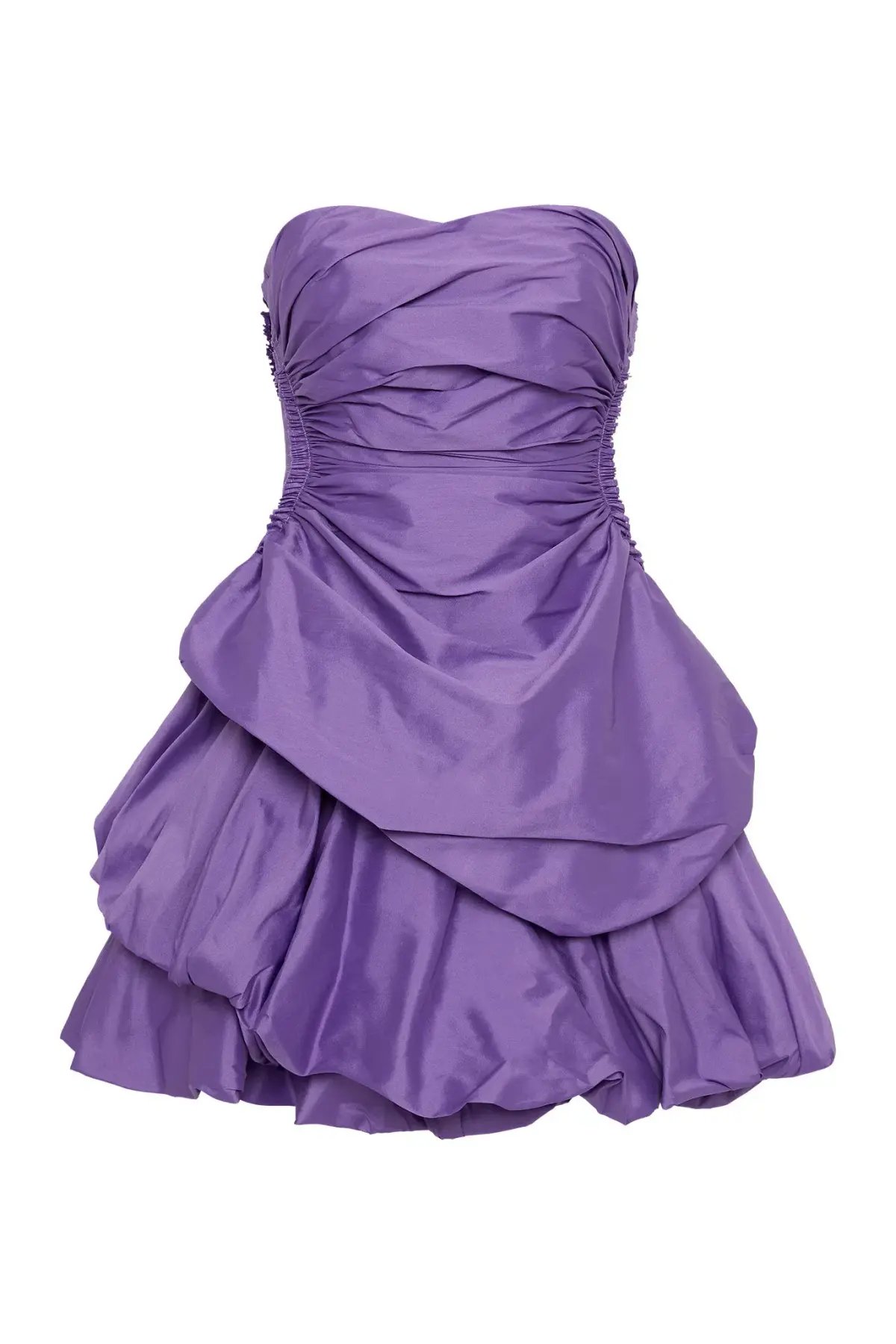 Aje Daybreak Strapless Mini Dress Deep Violet Size M / AU 10 photo 5