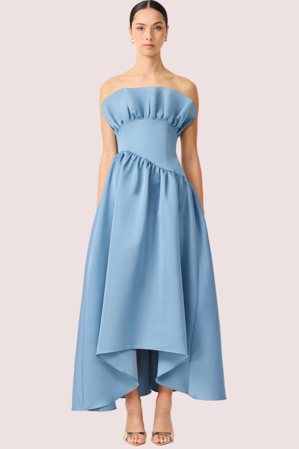 Elliatt Laurel Gown - Steele Blue photo 2
