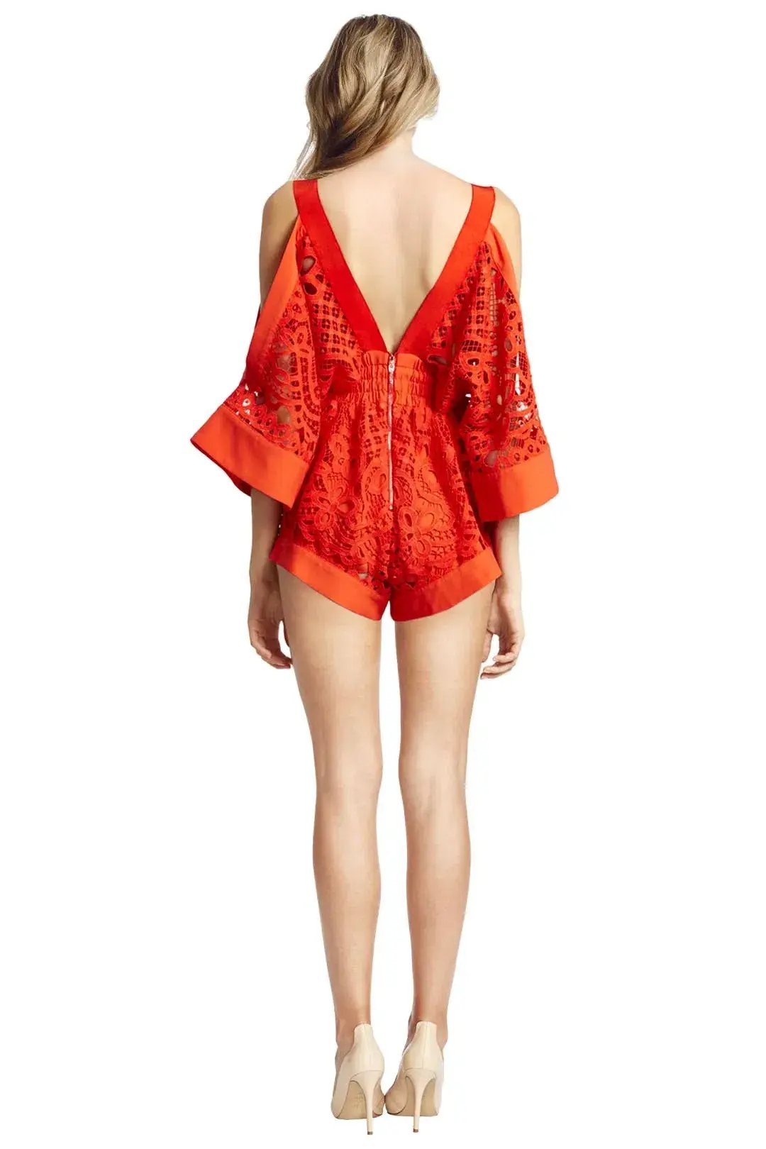 Alice McCall Keep Me Going Playsuit Red Size 8 photo 2