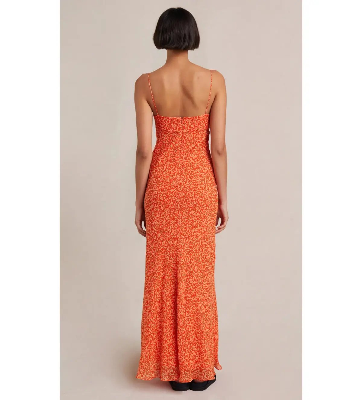 Bec & Bridge Cheri Maxi Dress Orange Size AU 8 photo 3