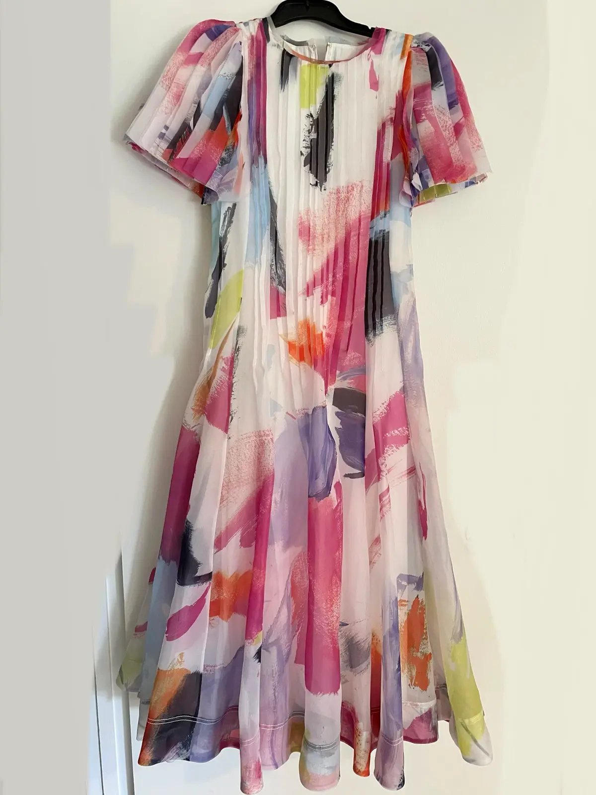 AJE Nova Pleated Midi Dress Size 6 photo 4