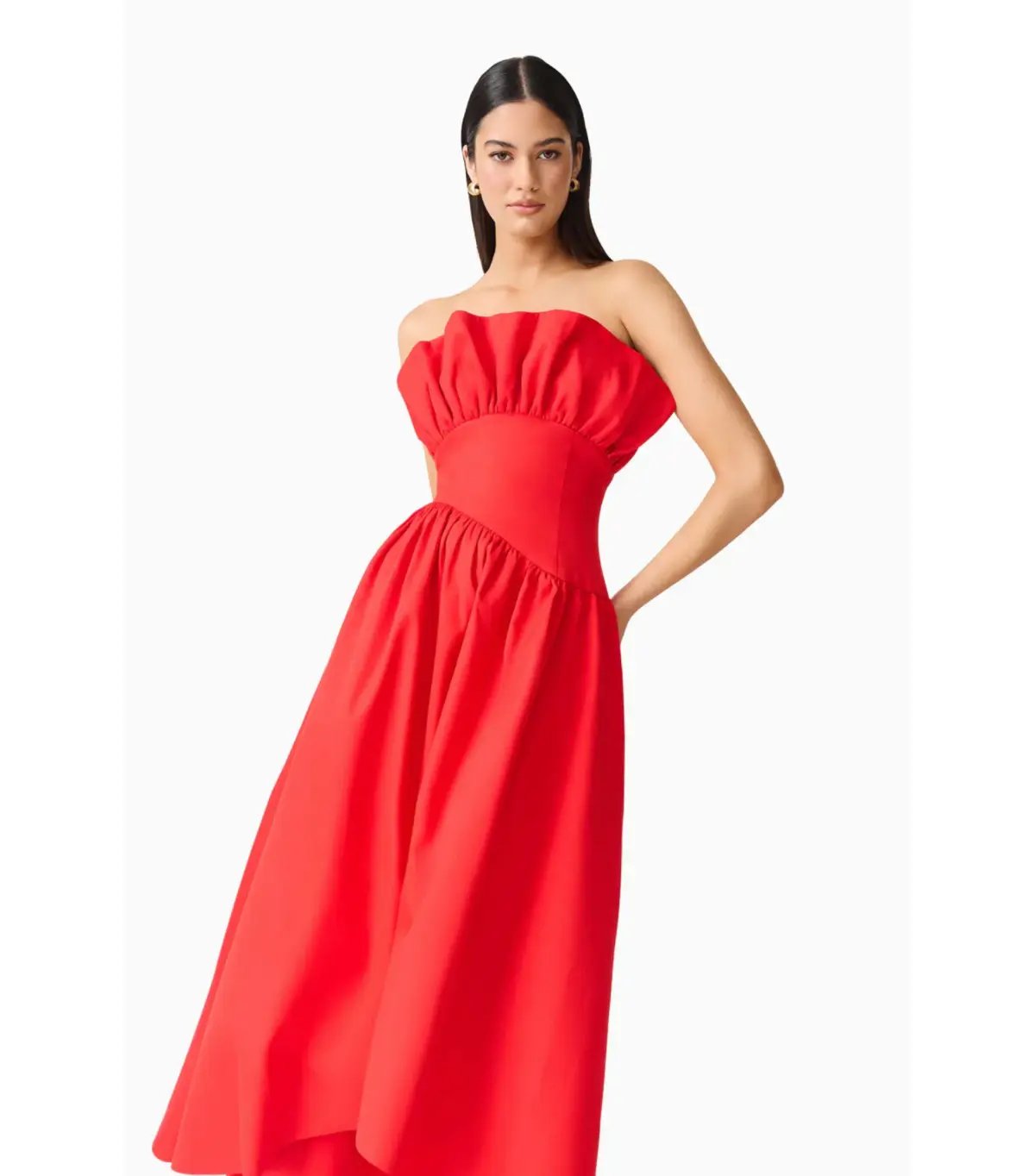 Elliatt Laurel Sleeveless Maxi Dress in Red Size AU 6 photo 2
