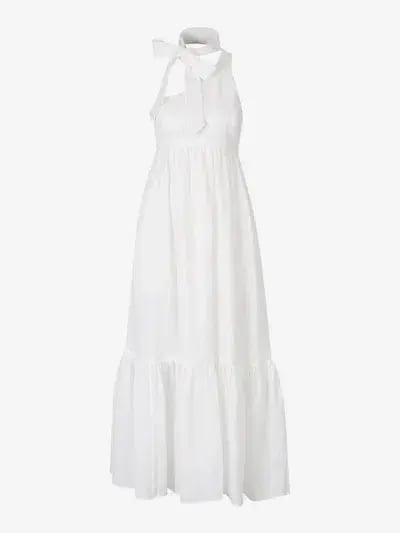 Zimmermann Juliette One Shoulder White Maxi Dress White Size 0 /AU 6 photo 5
