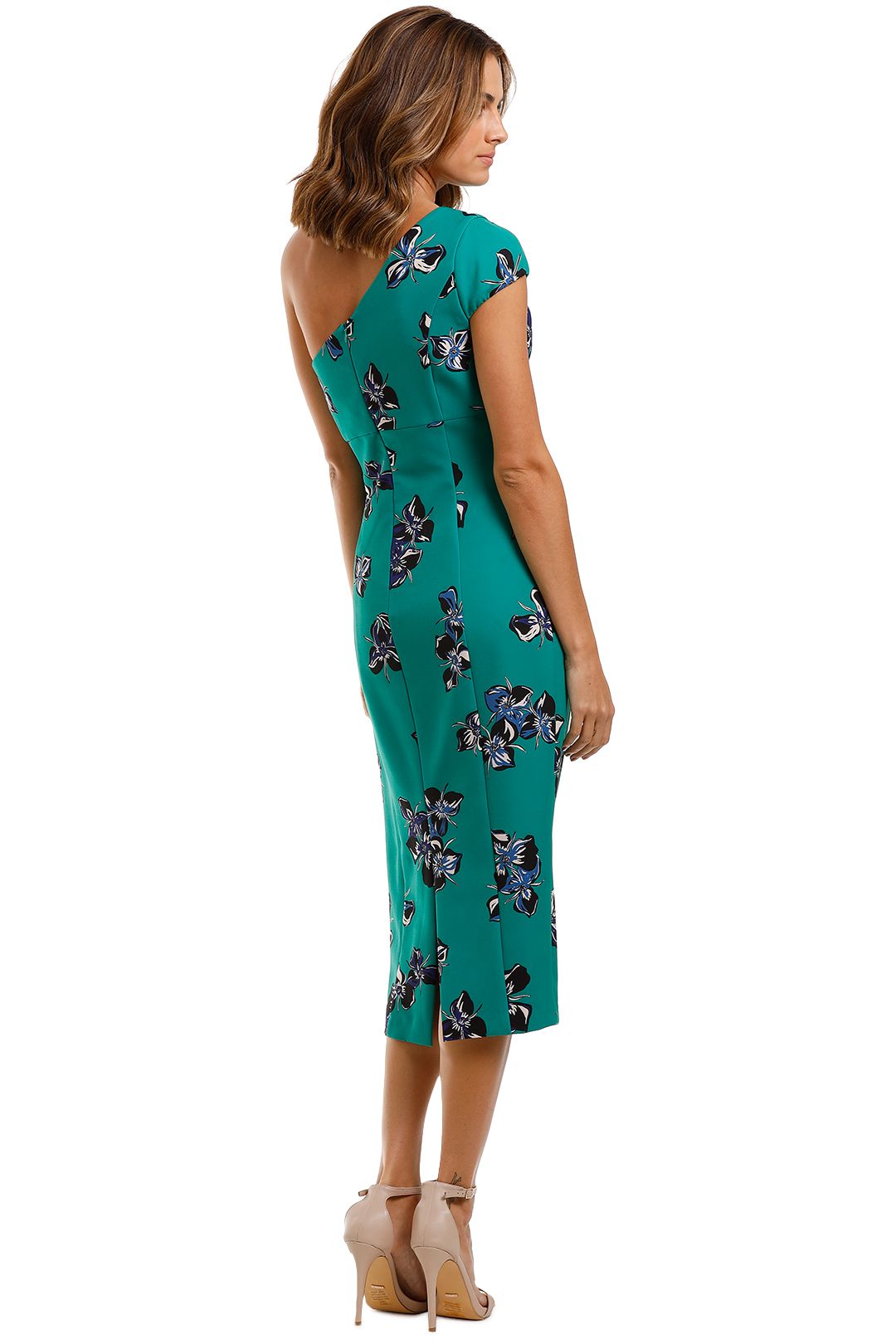 Valencia One Shoulder Dress - Multi photo 3