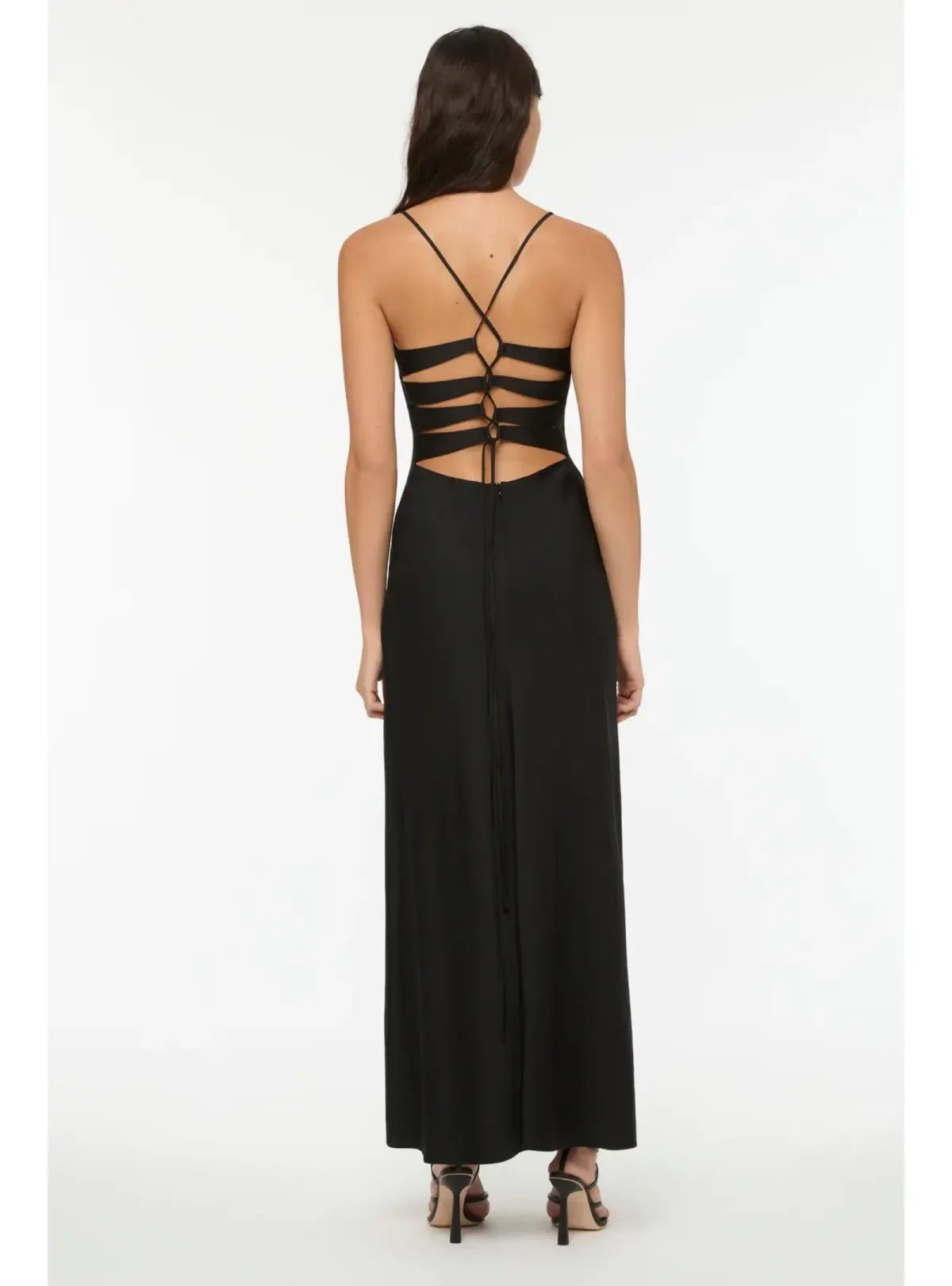 Manning Cartell Time To Shine Slip Dress in Black Size AU 4 photo 4