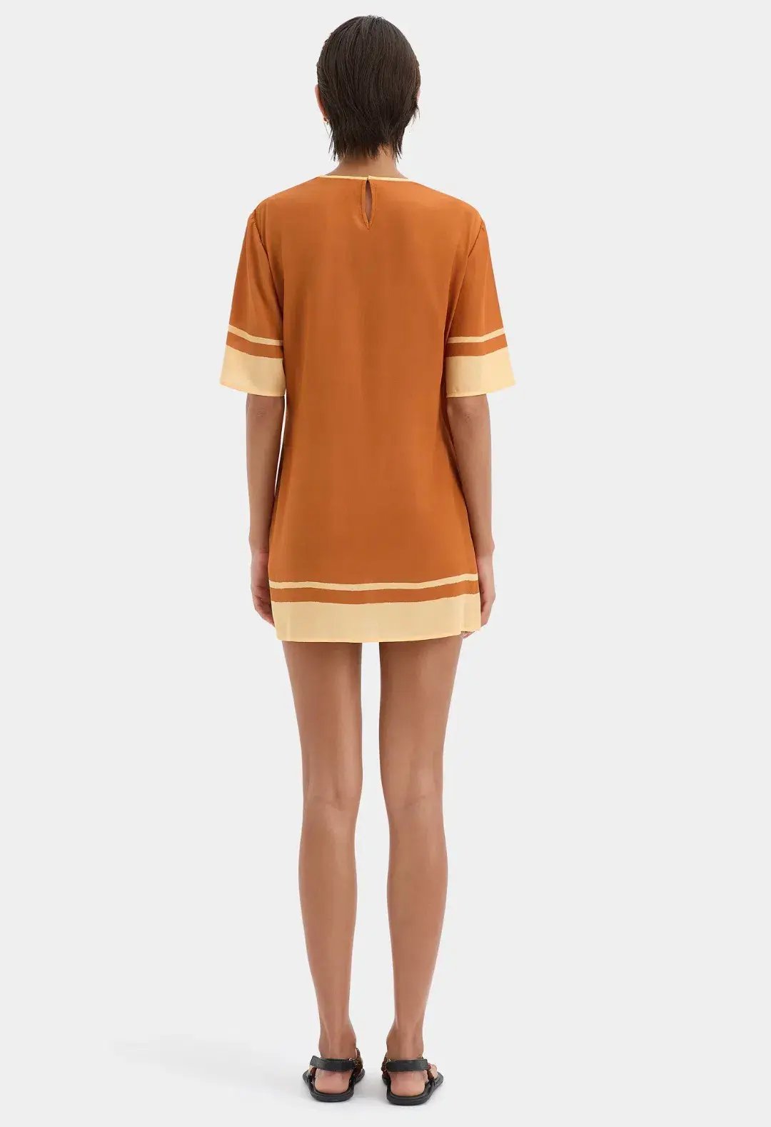 Sir the Label Soma Mini Dress Rust Size 10 photo 3