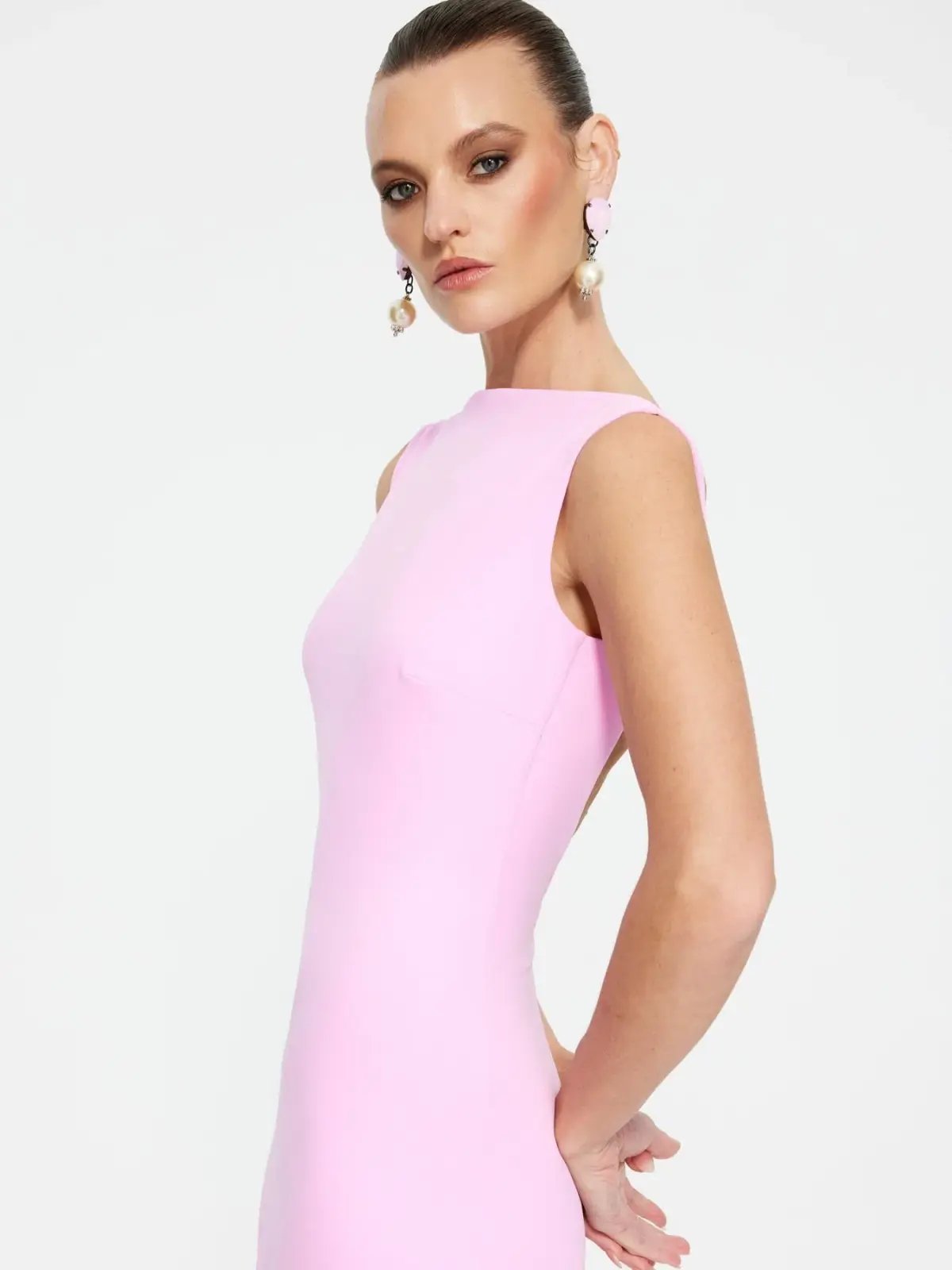 Effie Kats Verona Gown in Taffy Pink Size S / AU 8 photo 2