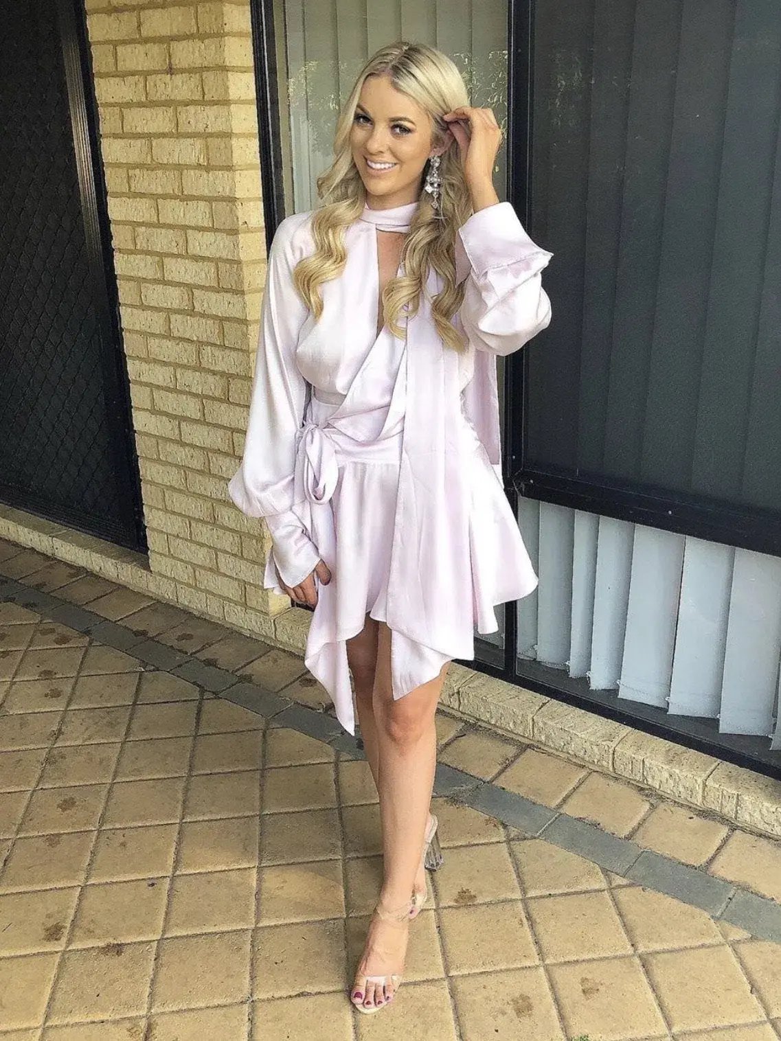 Acler Doheny Dress in Blush Size 14 photo 3