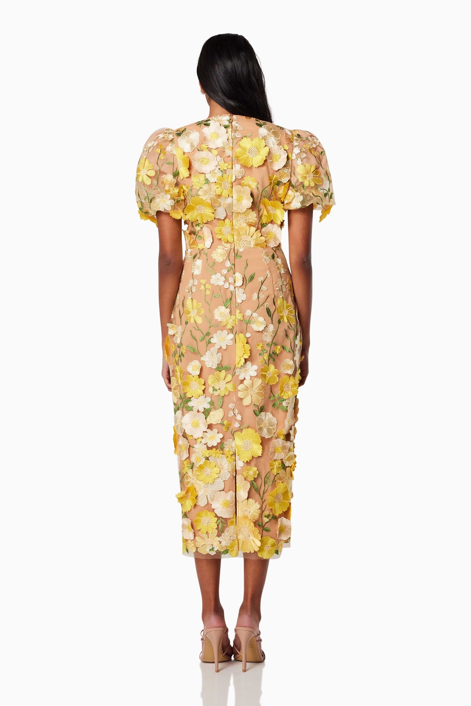 ELLIATT INDIE DRESS - YELLOW MULTI photo 6