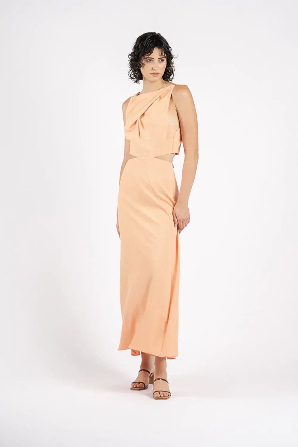 One Fell Swoop Bijoux Maxi in Melon Orange Size 8 photo 2