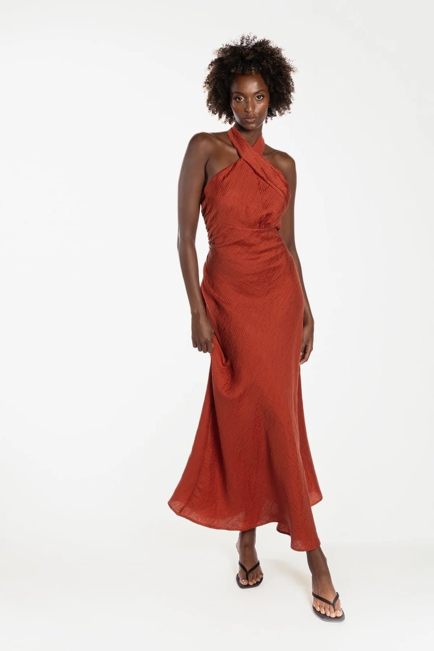 One Fell Swoop Izabella Maxi In Amber photo 3