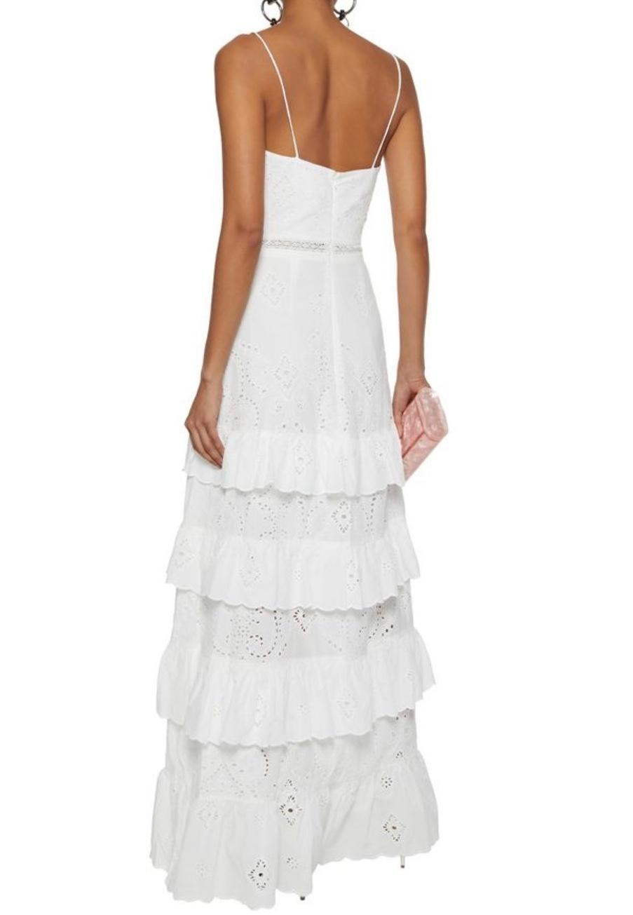 NICHOLAS White Broderie Dress Size 6 photo 2
