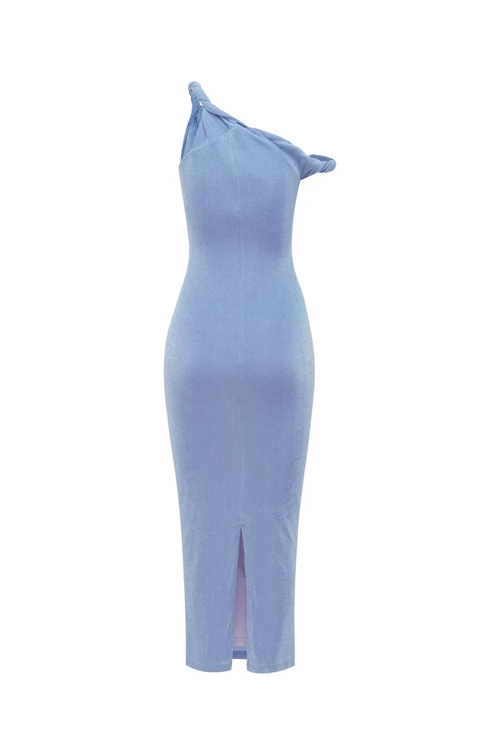 Johansen The Long Poppy Dress In Blue Size L/Au 12 photo 4