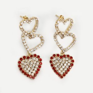 Rosantica Crystal Heart Earrings photo 3