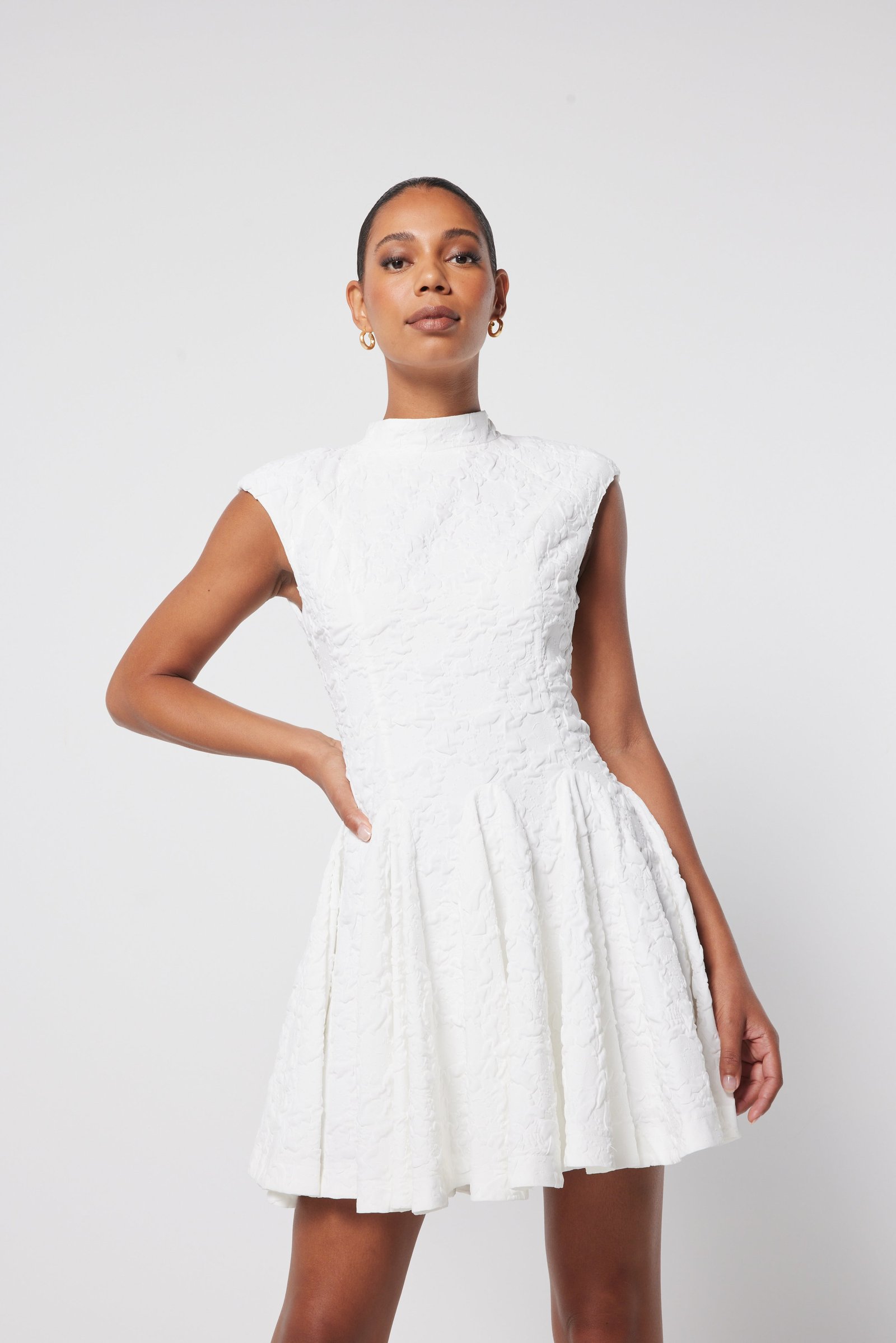 ELLIATT VILLANDRY DRESS - WHITE photo 9
