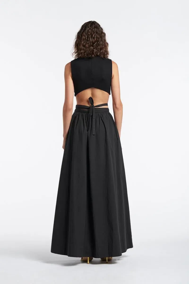 Sir The Label Signe Deconstructed Gown Black Size 10 photo 2