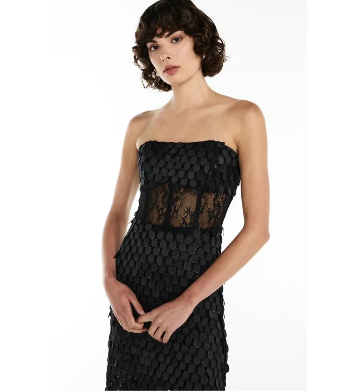 Manning Cartell Supreme Extreme Strapless Gown Black Size AU 6 photo 3