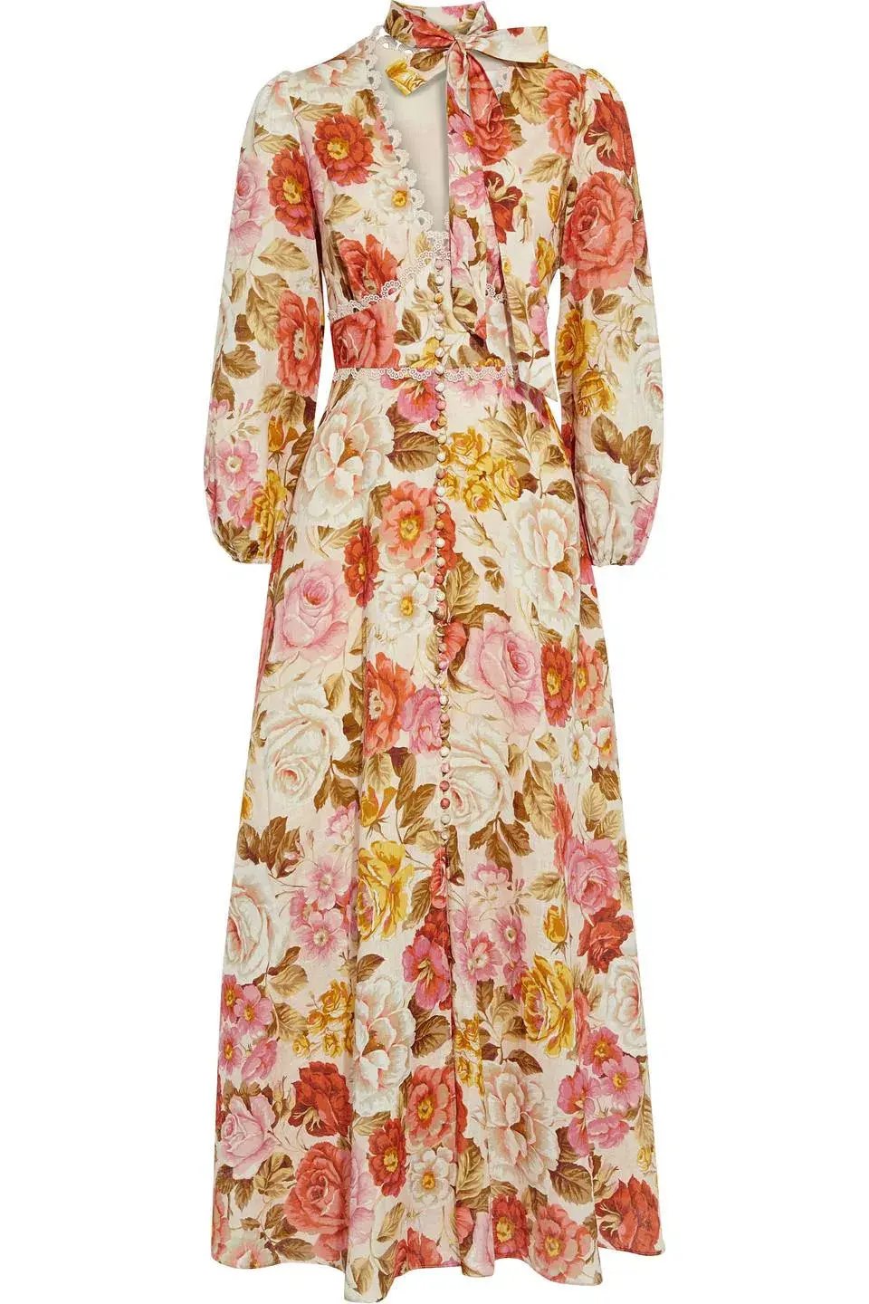 Zimmermann Bonita Floral Print Maxi Dress Size 0/AU 8 photo 4