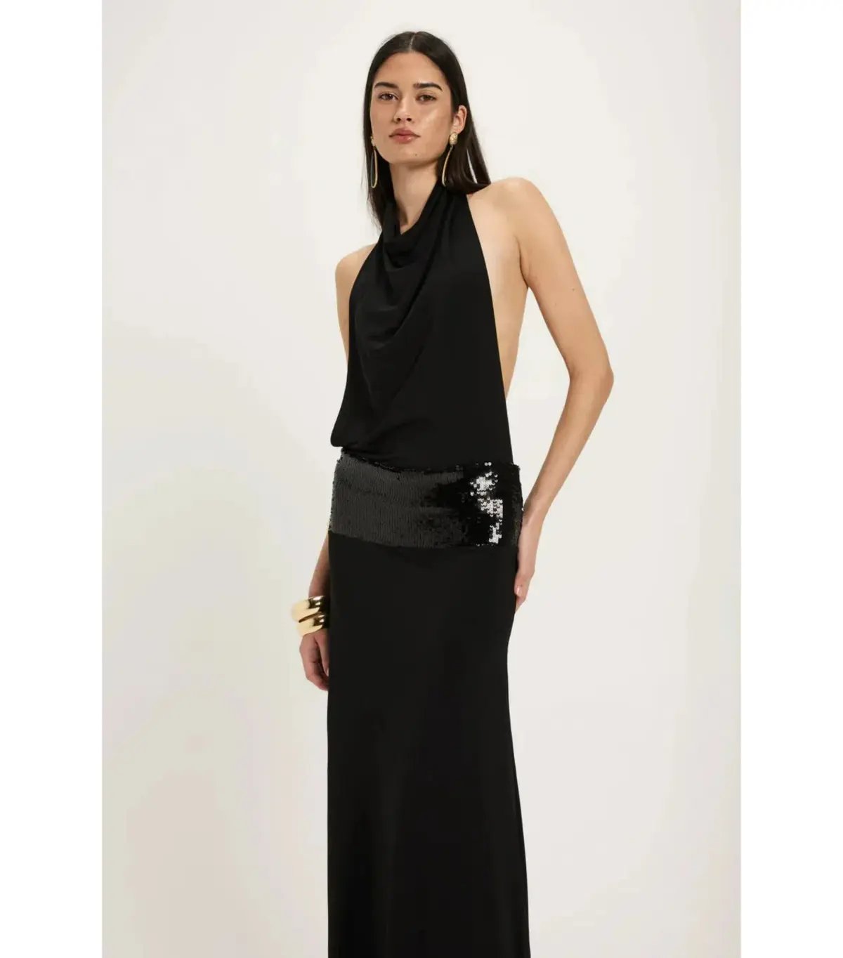 Ance Gria Adele Maxi Gown Black Size AU 8 photo 4