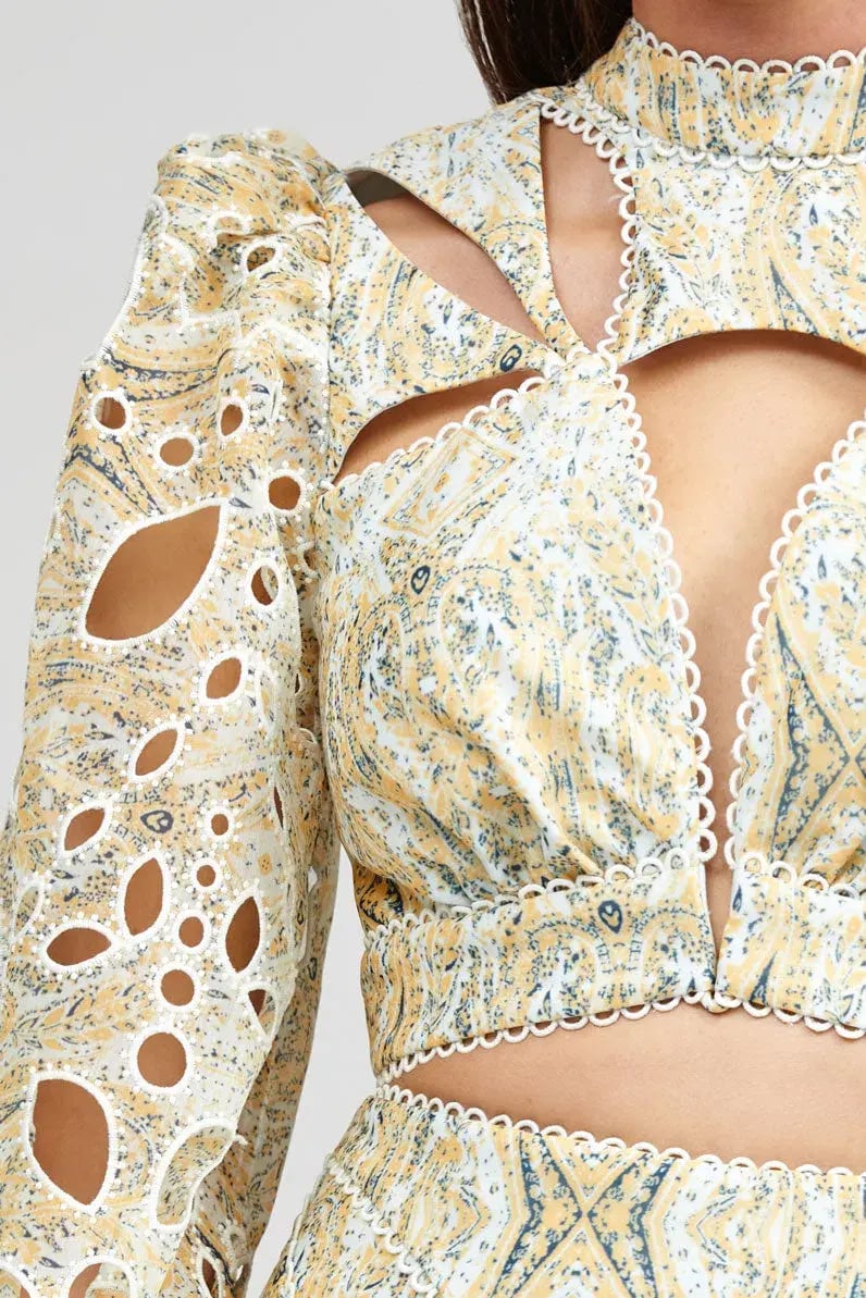 Acler Meredith Top Print Size 8 photo 2