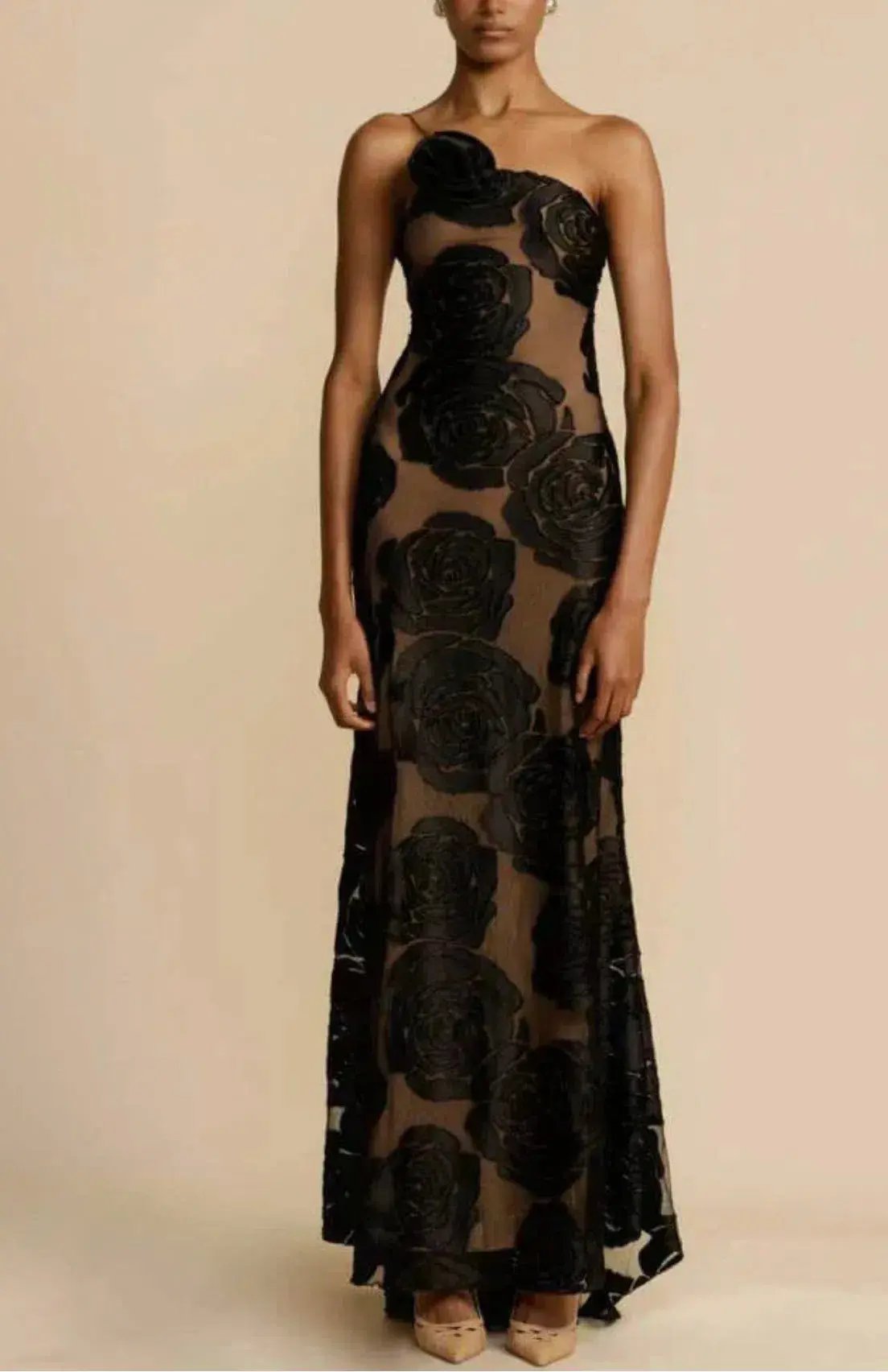 Arcina Ori Marcella Dress Maxi Black Size AU 8 photo 3