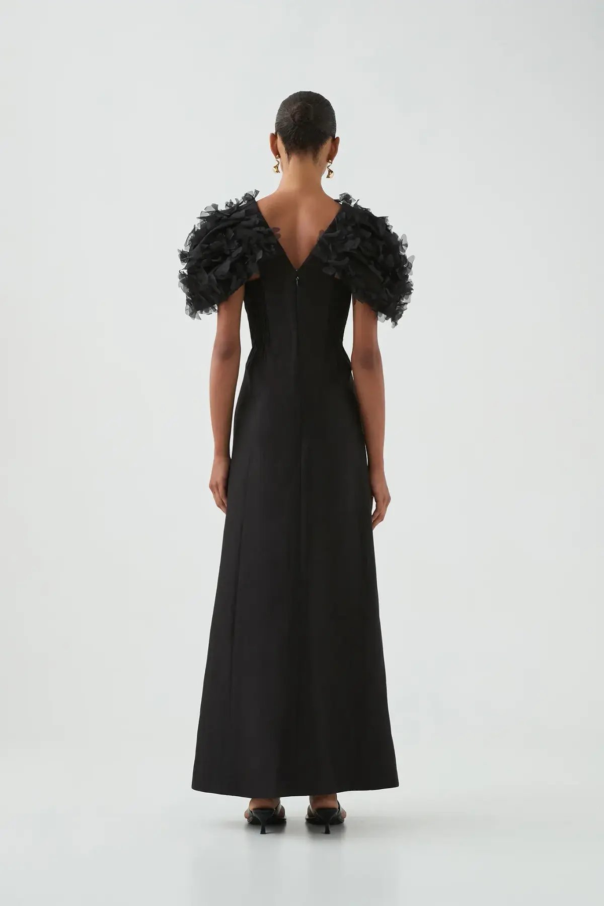 Aje Muse Maxi Dress Black  Size 16 photo 5