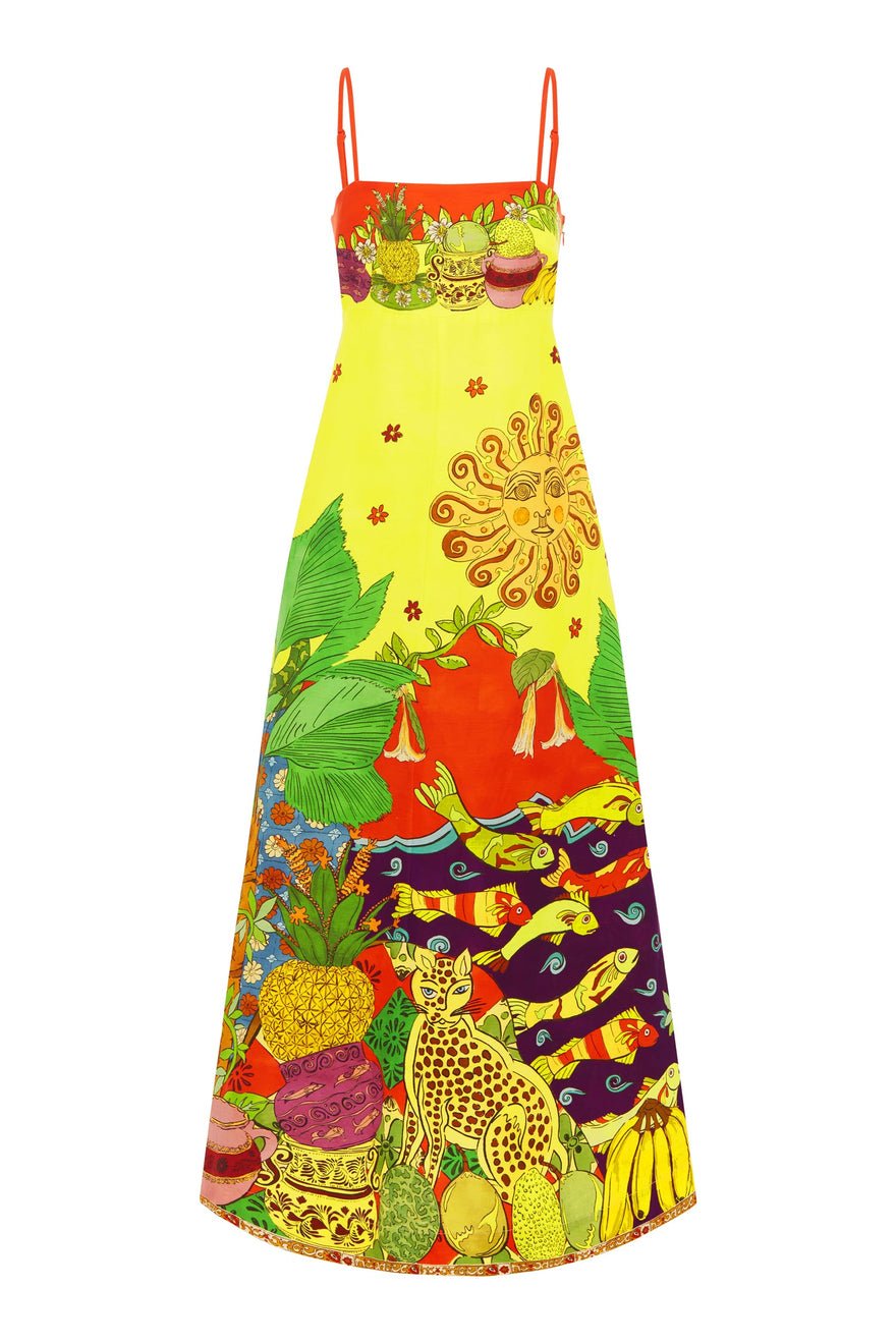 Alemais Tiger Day Dress photo 3