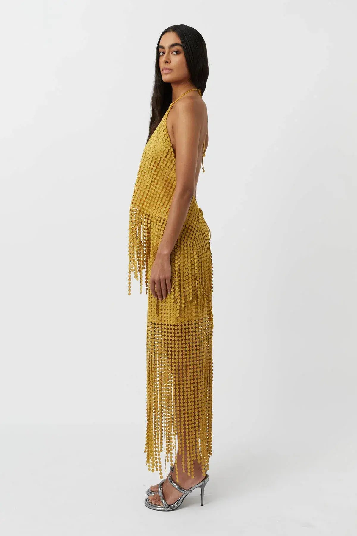 Camilla and Marc Freya Lace Skirt Citron Yellow Size 8 photo 3