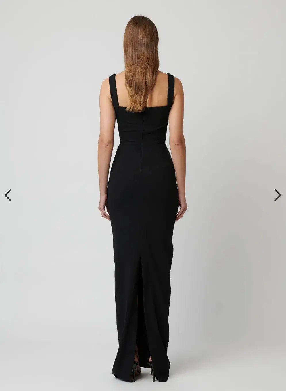 Effie Kats Marbella Gown Maxi in Black Size AU 10 photo 3