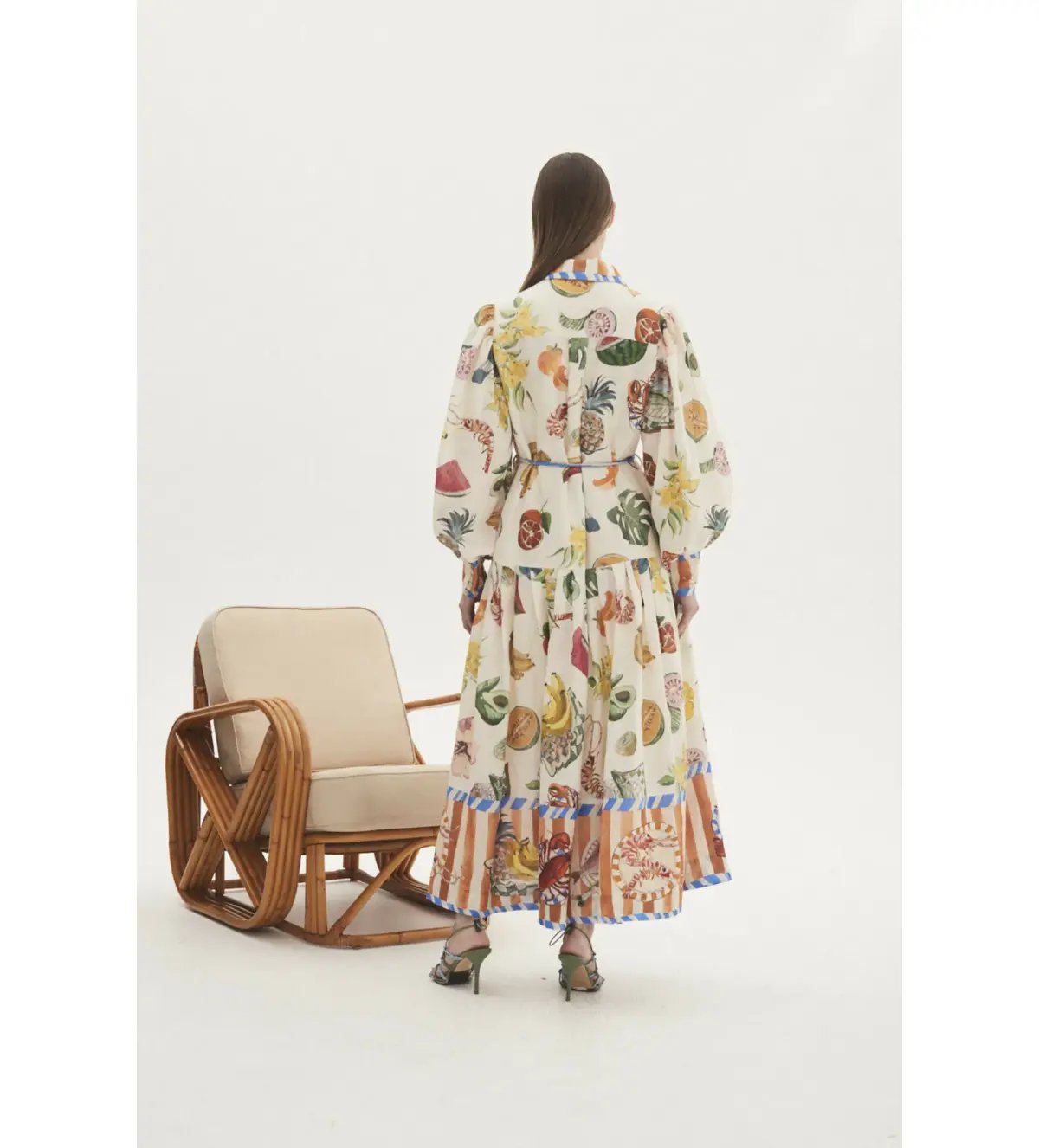 Alemais Theo Shirtdress Multi/Print Size AU 12 photo 2