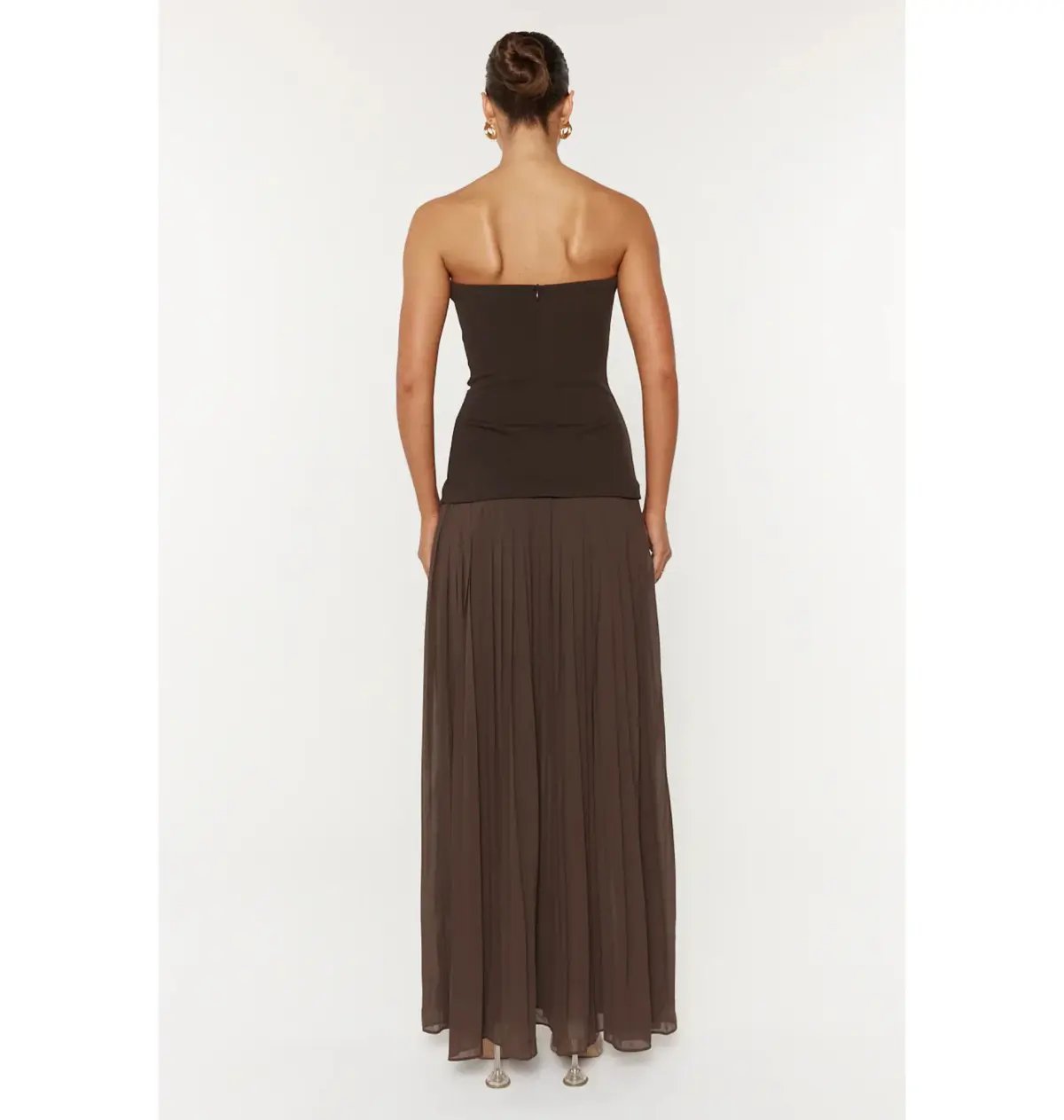 She is OLLA Nicolette Dress Espresso Size AU 12 photo 3