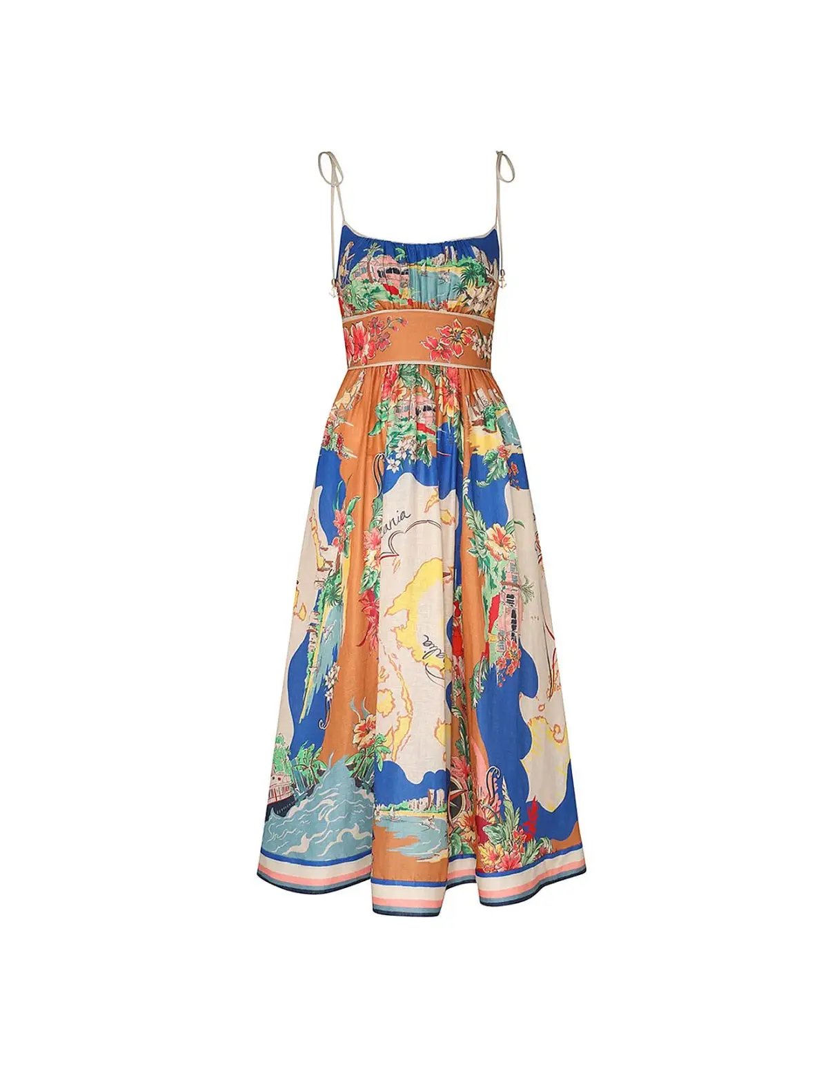 Zimmermann Alight Picnic Dress Size 0 Au 8 photo 2