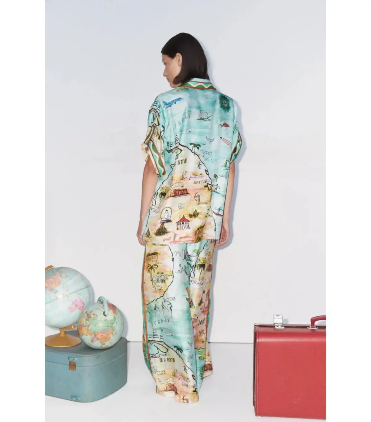 Alemais Swell Shirt and Pants Set Multi Size AU 10 photo 2