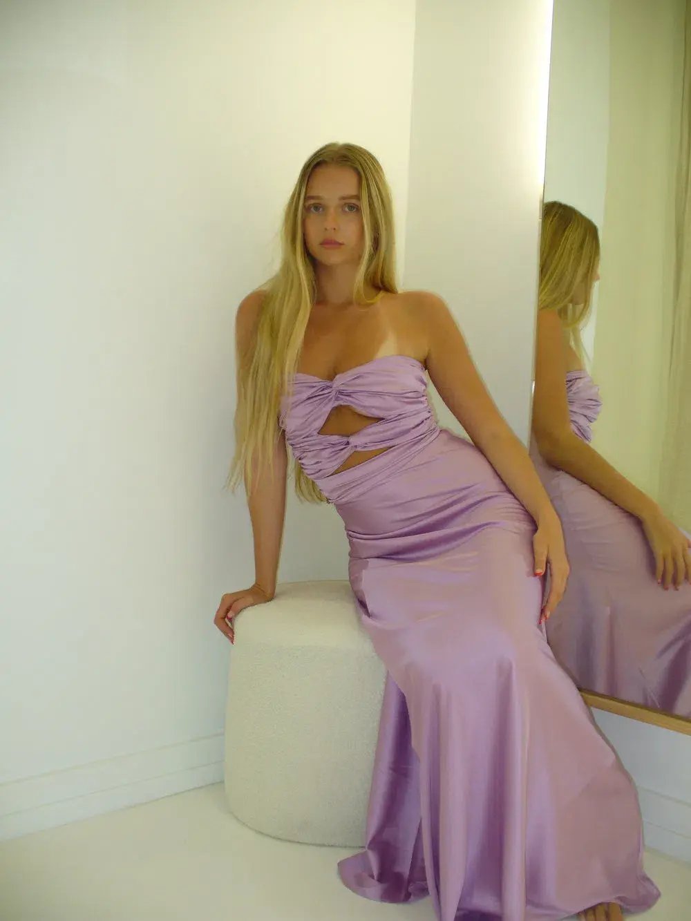HNTR the Label Inka Gown Lilac Size S / AU 8 photo 2