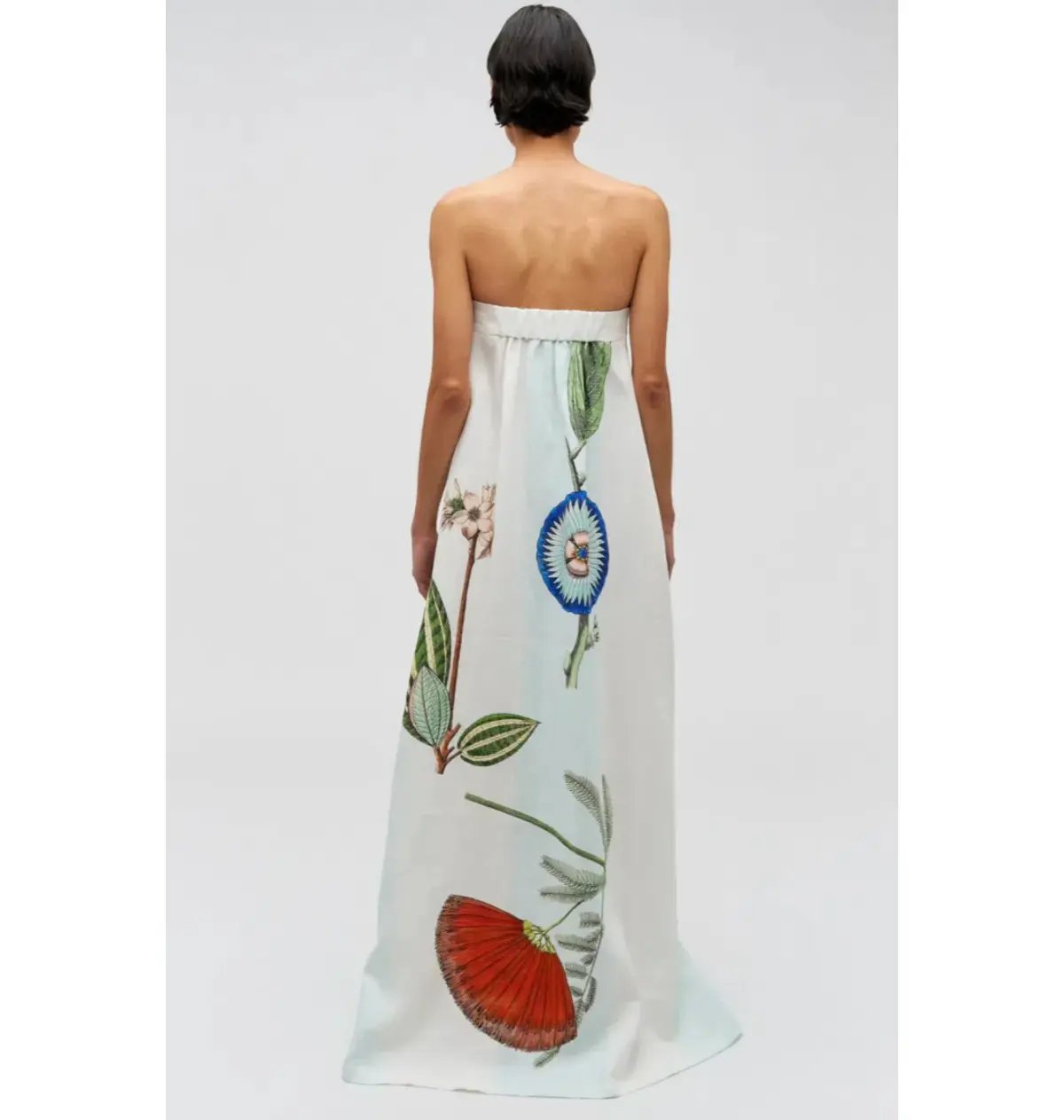 Oroton Grand Floral Gown Print Size AU 12 photo 3